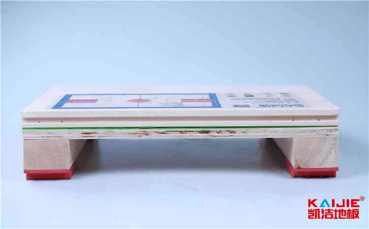 江西柞木實(shí)木運(yùn)動地板施工