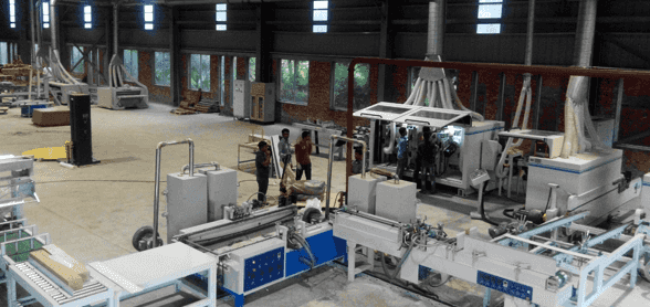 運動木地板生產線