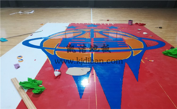 山東濟(jì)南曲阜啟星綜合球館木地板