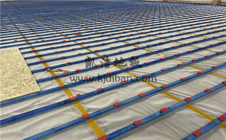 杭州曼巴籃球中心木地板項(xiàng)目-凱潔實(shí)木運(yùn)動地板