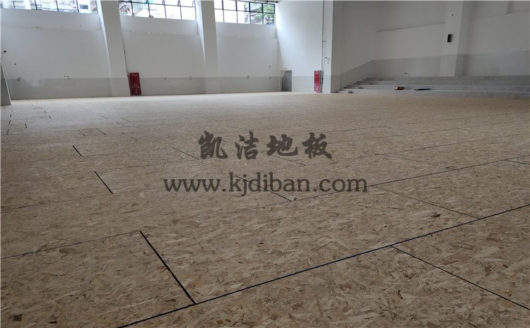 四川綿陽實驗中學(xué)體育館木地板項目-凱潔實木運動地板廠家