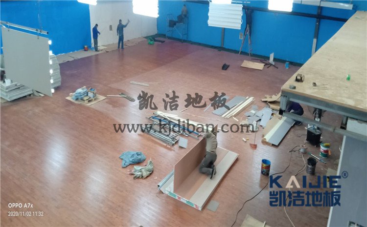 北京市海淀區(qū)鐵盟物流籃球館和羽毛球館木地板案例